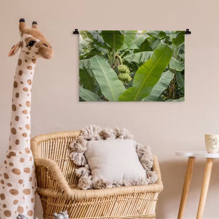 Wandkleed - Eten - Bananen - Plantage - Groen — 5