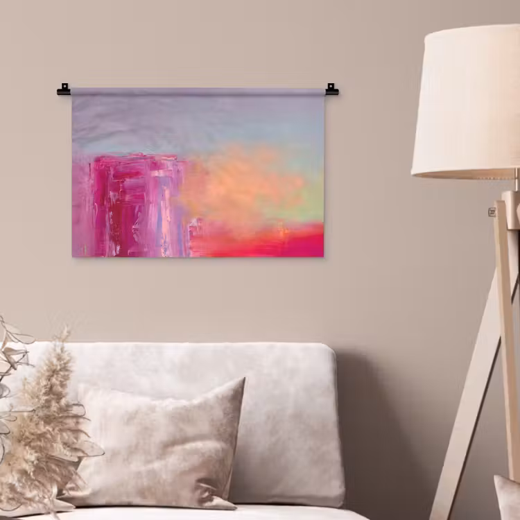 Wandkleed - Abstract - Kleuren - Modern - Roze — 2