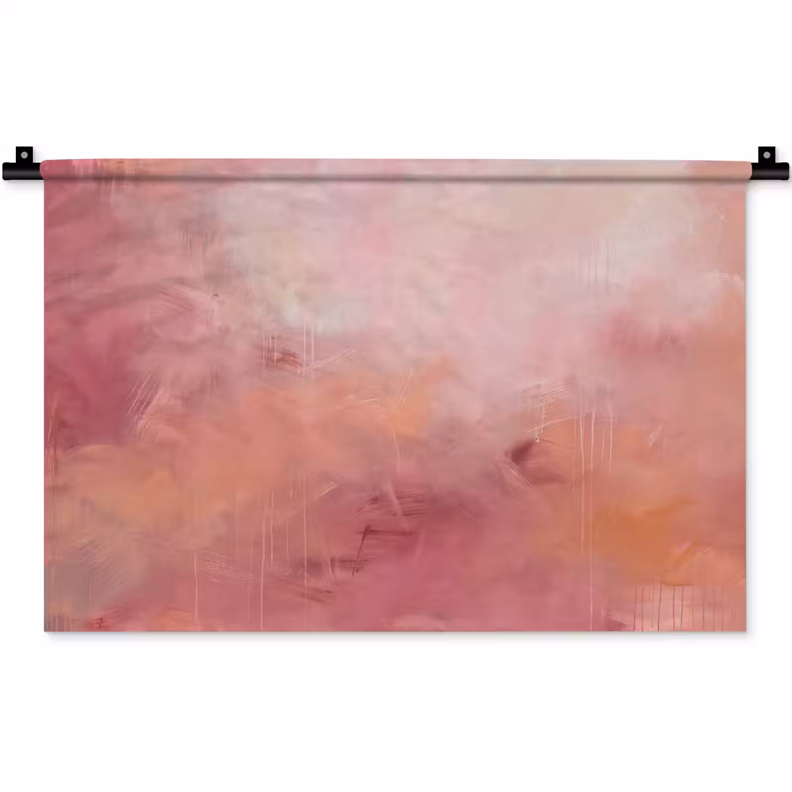 Wandkleed - Kunst - Vloeiend - Pastel - Abstract — 1