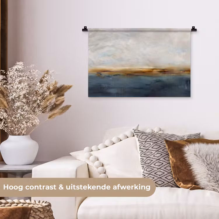Wandkleed - Abstract - Horizon - Water - Modern - Beige — 4