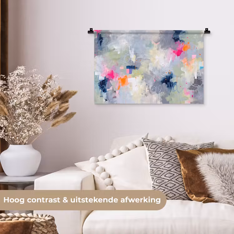 Wandkleed - Abstract - Kleurrijk - Modern - Kunst — 4