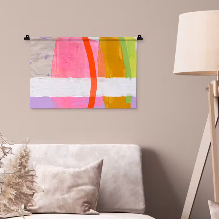 Wandkleed - Abstract - Kleurrijk - Vormen - Modern - Kunst — 2