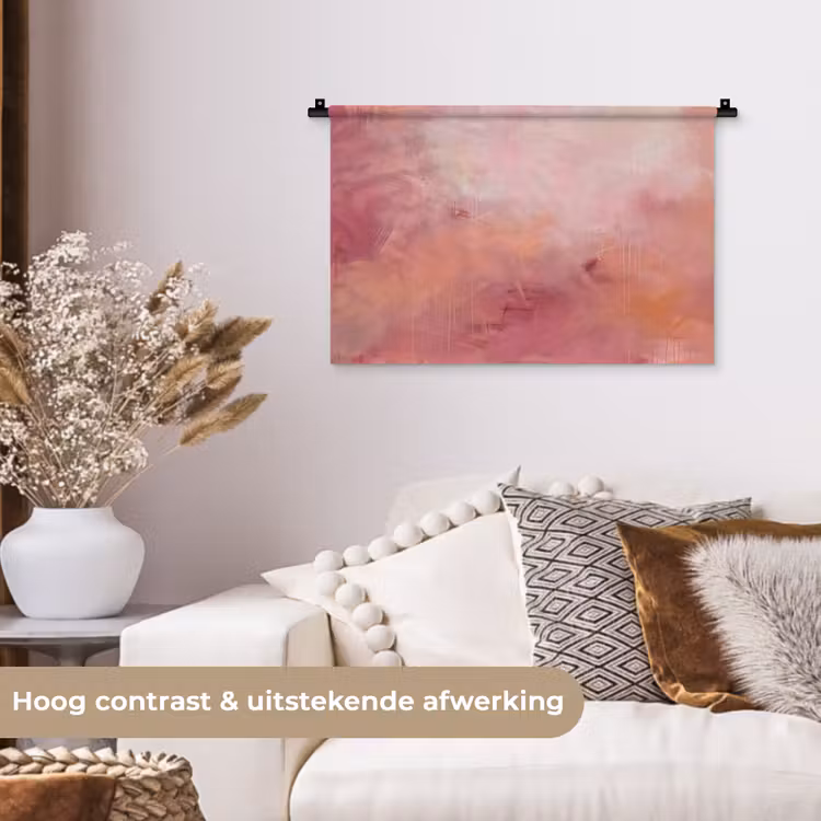 Wandkleed - Kunst - Vloeiend - Pastel - Abstract — 4