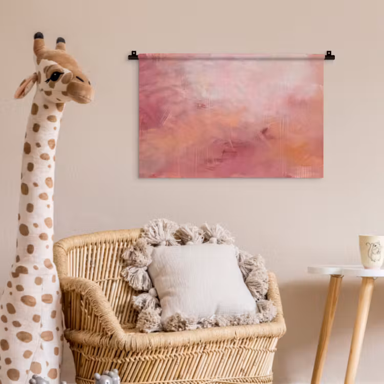 Wandkleed - Kunst - Vloeiend - Pastel - Abstract — 5