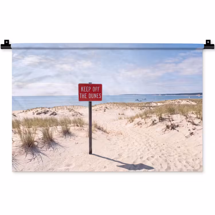 Wandkleed - Duin - Bord - Kust - Landschap - Rood — 1