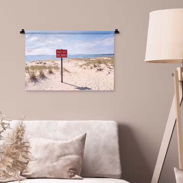 Wandkleed - Duin - Bord - Kust - Landschap - Rood — 2