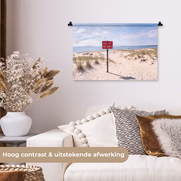 Wandkleed - Duin - Bord - Kust - Landschap - Rood — 4