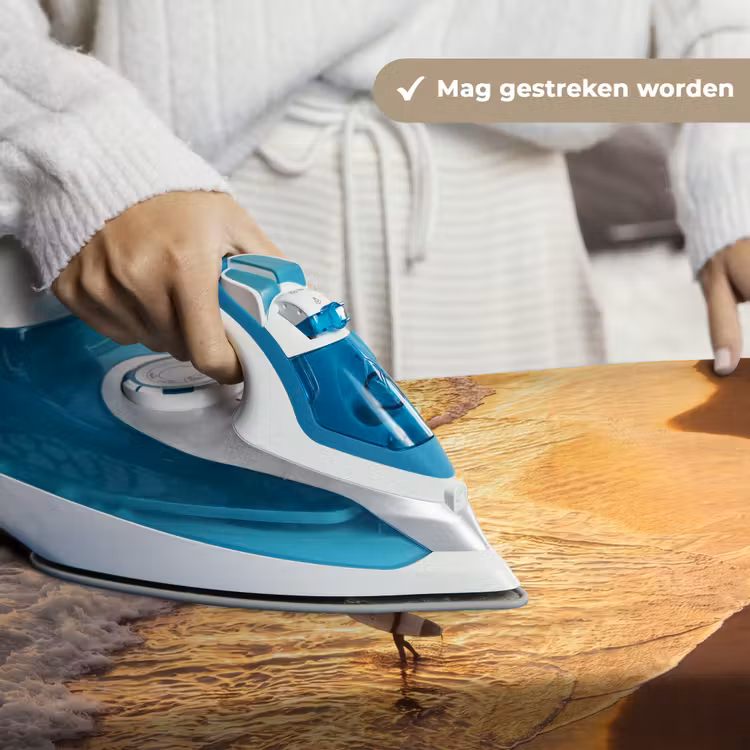 Wandkleed - Surfer - Strand - Zonsondergang - Oceaan - Goud — 6