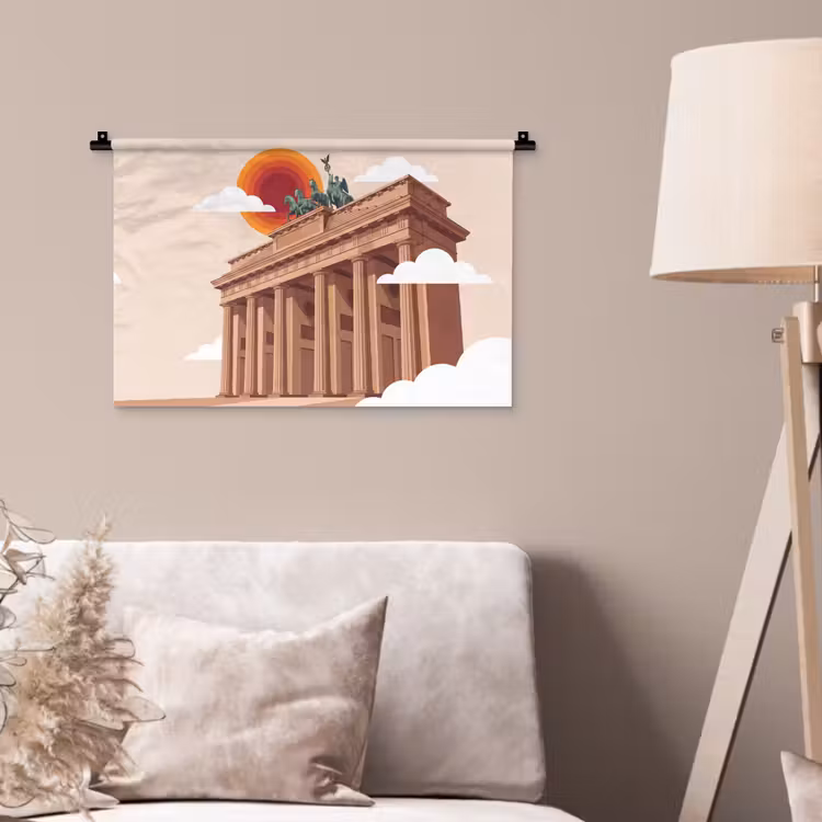Wandkleed - Architectuur - Brandenburg - Berlijn - Zonsondergang - Historisch — 2