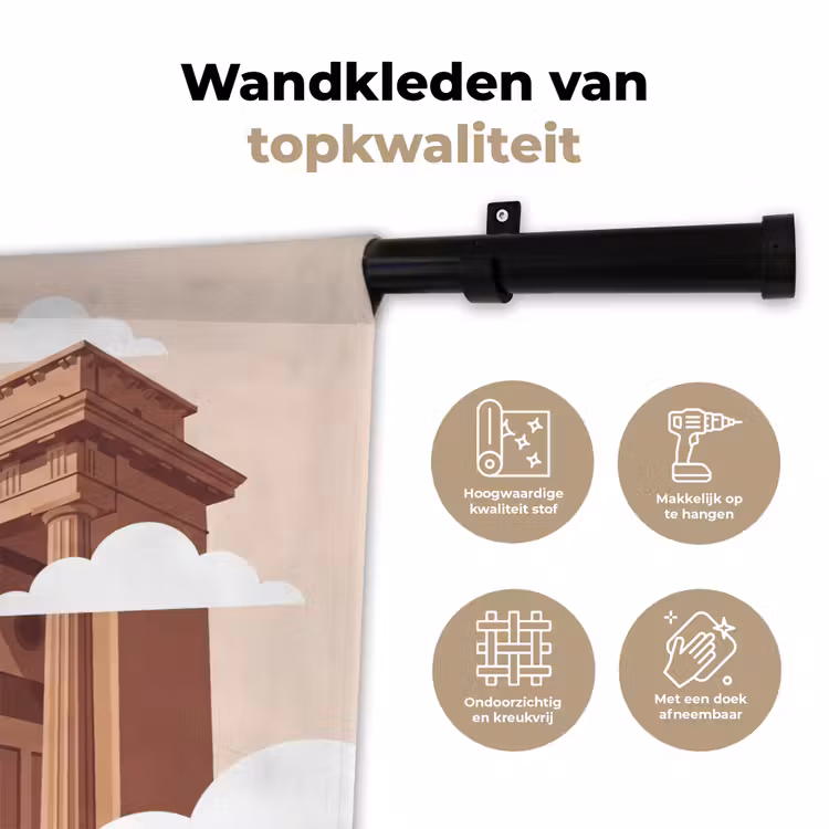 Wandkleed - Architectuur - Brandenburg - Berlijn - Zonsondergang - Historisch — 3