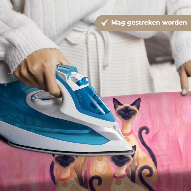 Wandkleed - Kat - Groep - Dieren - Modern - Roze — 6