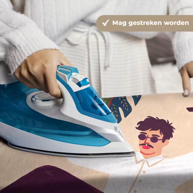 Wandkleed - Mensen - Dienblad - Eten - Modern - Kleurrijk — 6