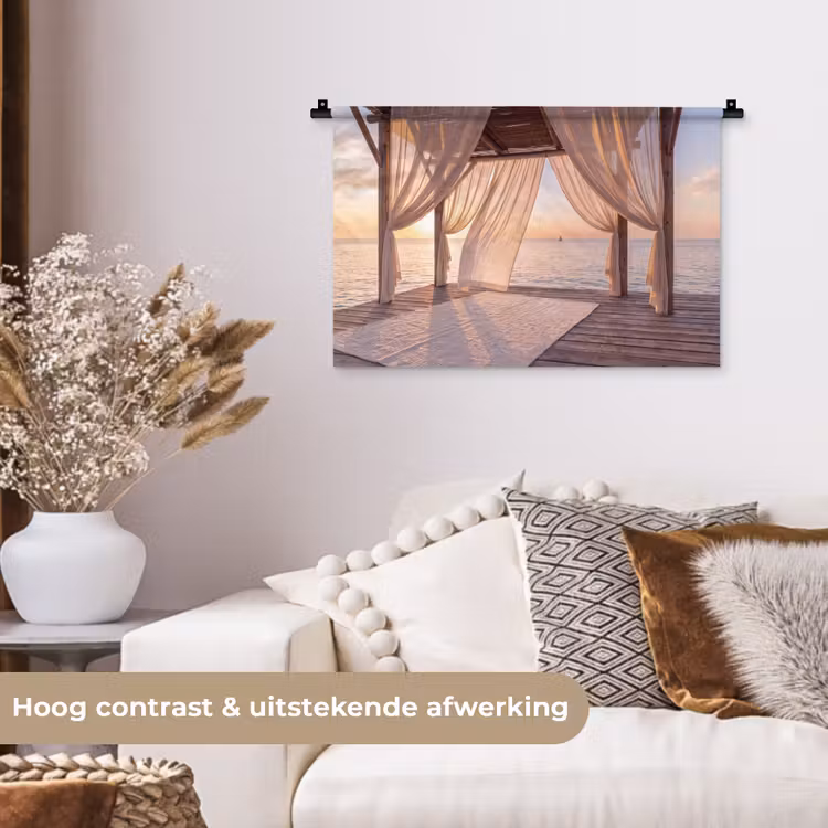 Wandkleed - Overkapping - Zee - Zonsondergang - Vakantie - Rust — 4