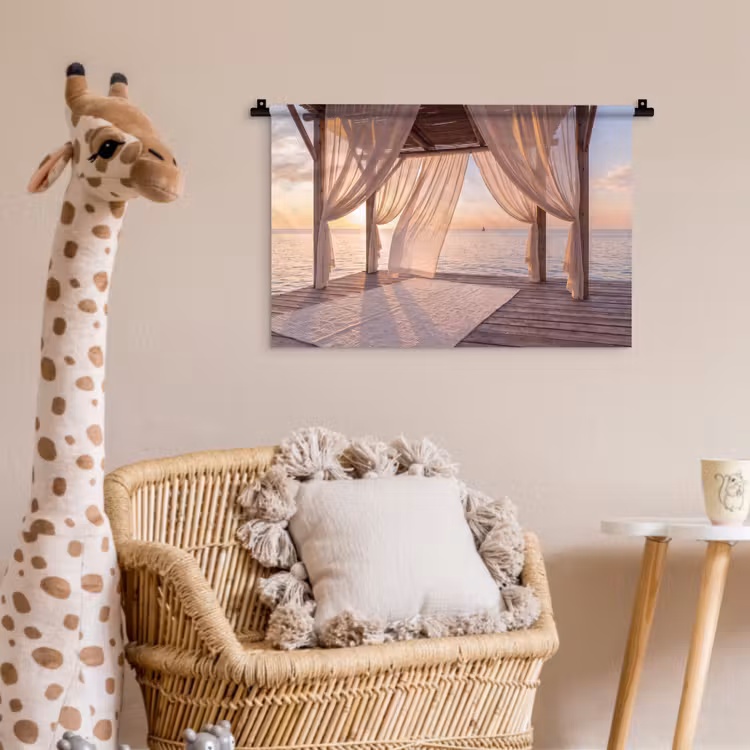Wandkleed - Overkapping - Zee - Zonsondergang - Vakantie - Rust — 5