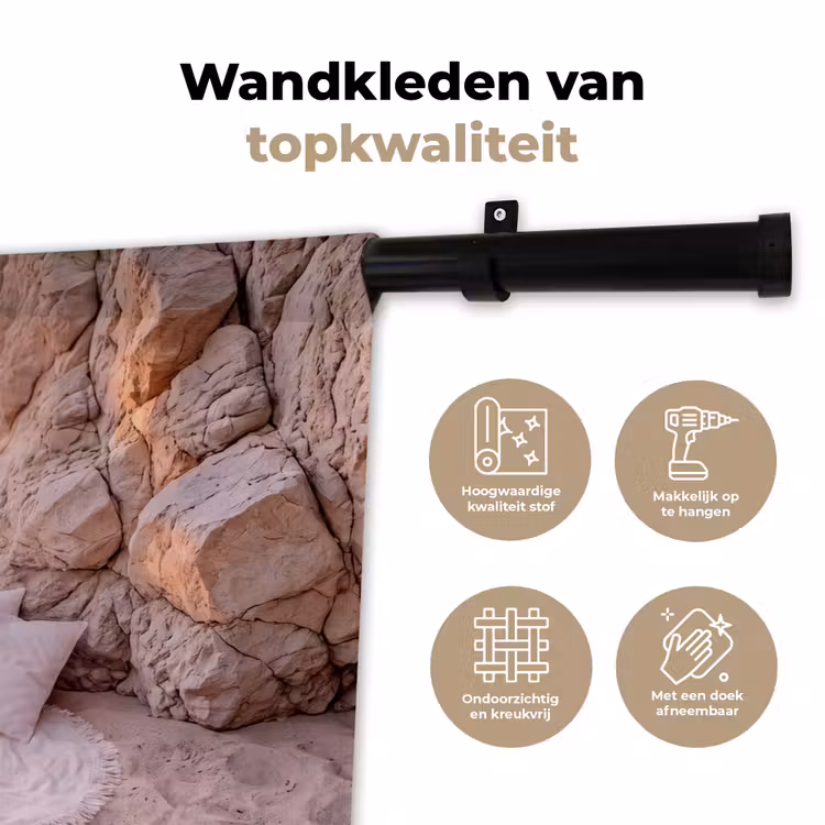 Wandkleed - Strand - Picknick - Zonsondergang - Zomer - Natuur — 3