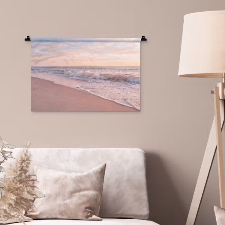 Wandkleed - Strand - Zee - Golven - Natuur - Zonsondergang — 2
