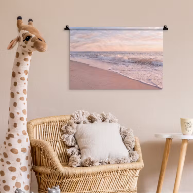 Wandkleed - Strand - Zee - Golven - Natuur - Zonsondergang — 5