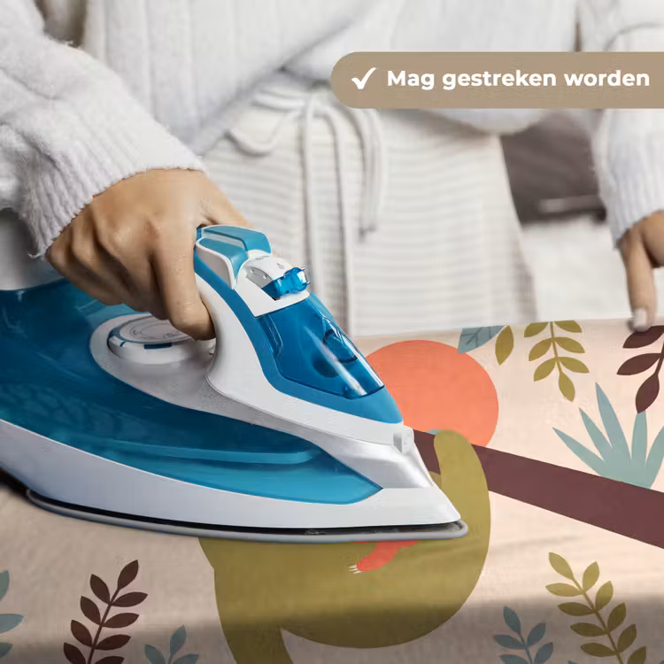 Wandkleed - Dieren - Moeder - Baby - Natuur - Groen — 6
