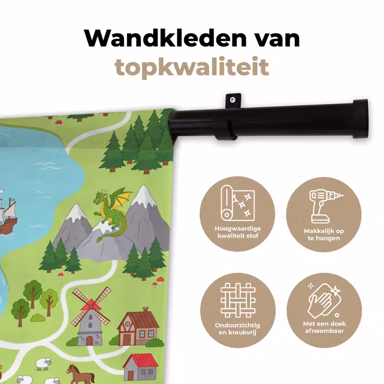 Wandkleed - Kasteel - Fantasie - Cartoon — 3