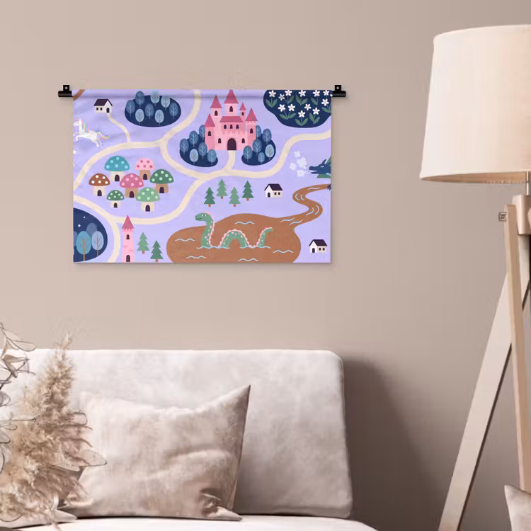 Wandkleed - Eenhoorn - Fantasie - Dieren — 2