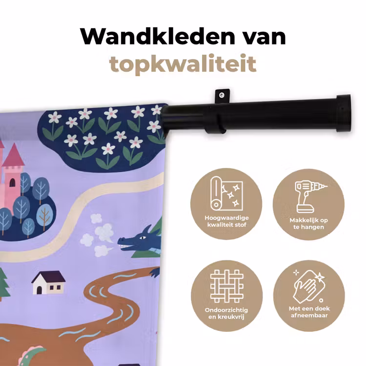 Wandkleed - Eenhoorn - Fantasie - Dieren — 3