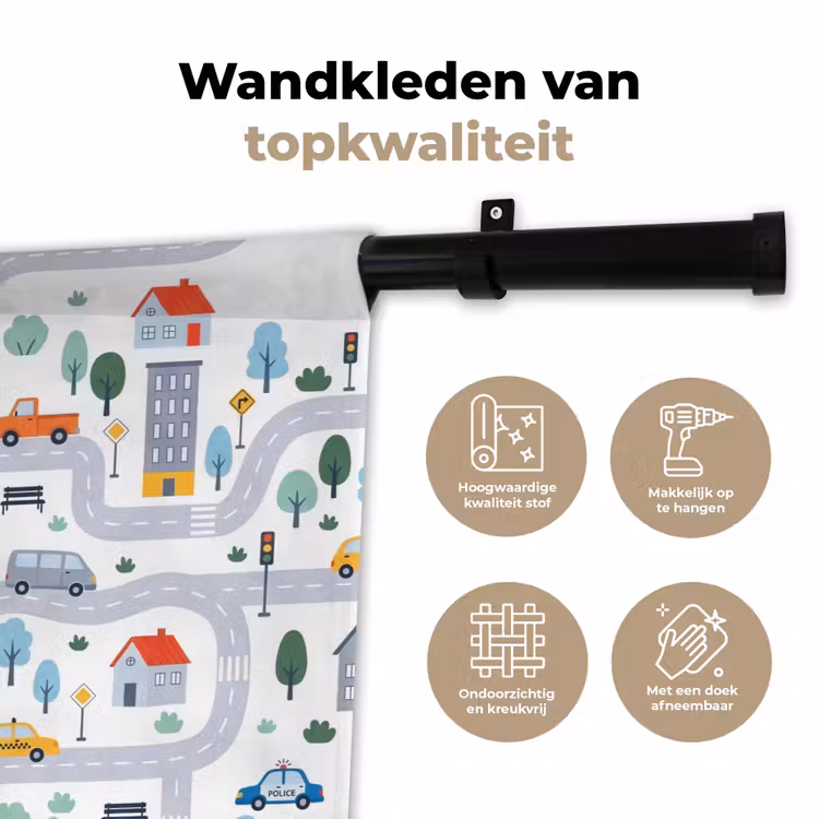 Wandkleed - Stad - Verkeer - Patroon — 3