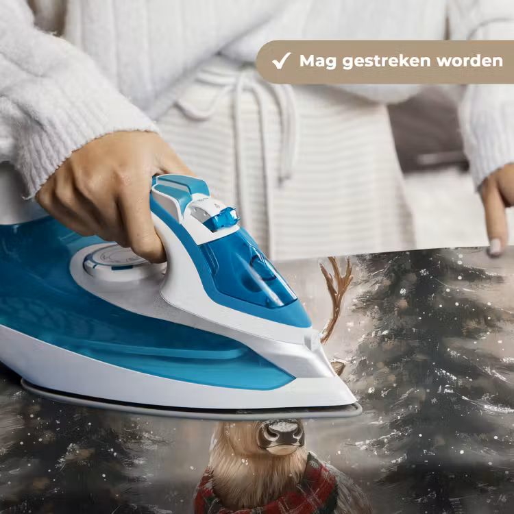 Wandkleed - Winter - Bos - Rendier - Donker — 6