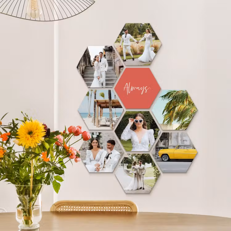 Hexagon foto — 3