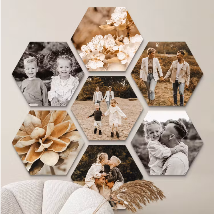 Hexagon foto — 5