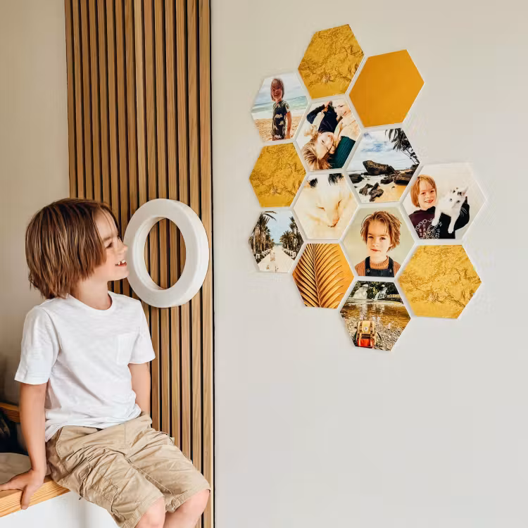 Hexagon foto — 6