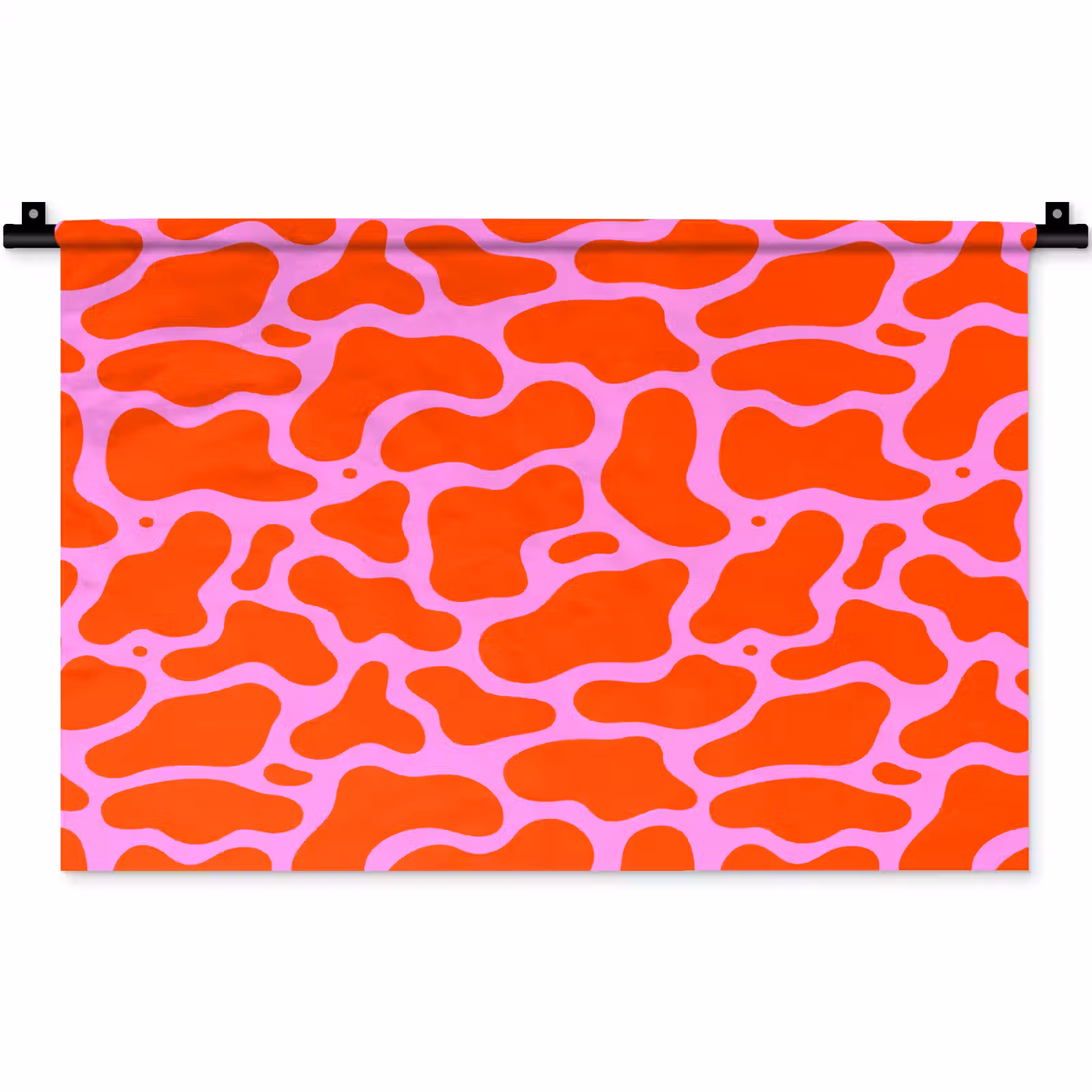 Wandkleed - Vormen - Roze - Rood — 1