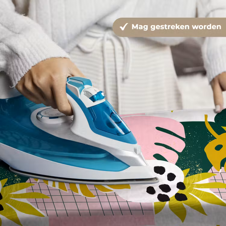 Wandkleed - Tropisch - Bladeren - Jungle - Roze - Groen — 6