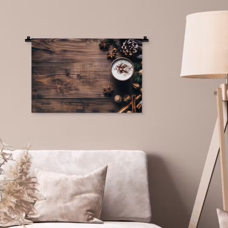 Wandkleed - Winter - Houtlook - Stilleven — 2