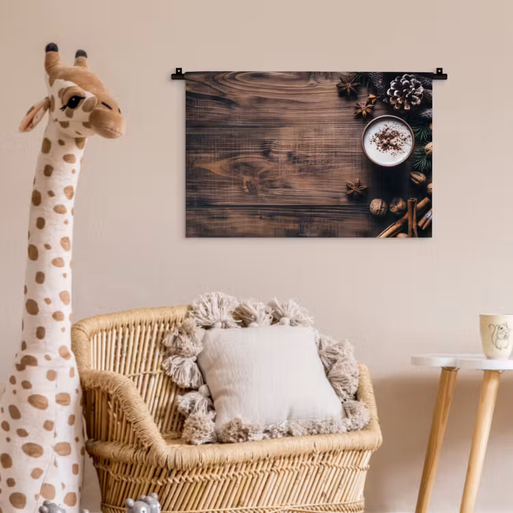 Wandkleed - Winter - Houtlook - Stilleven — 5