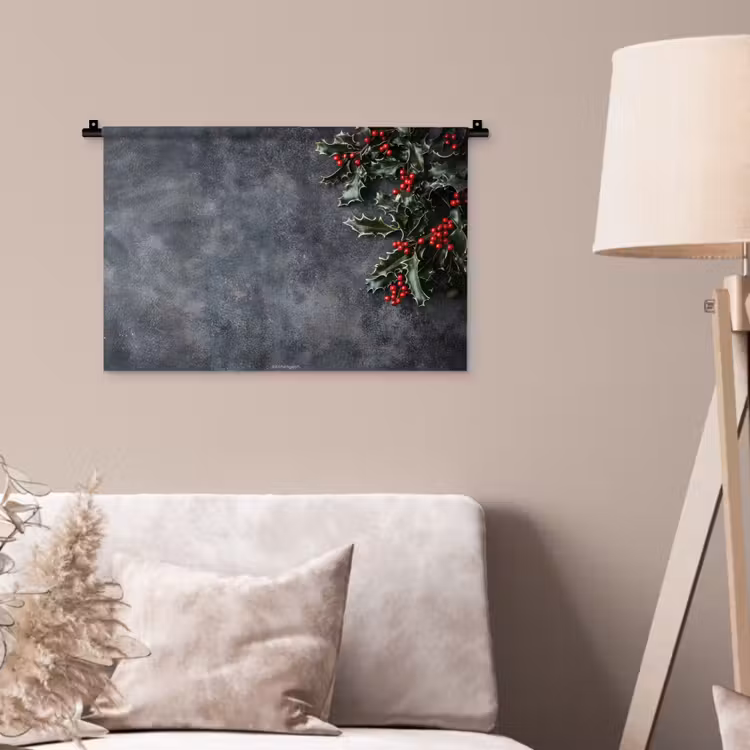 Wandkleed - Winter - Hulst - Kerst - Beton — 2