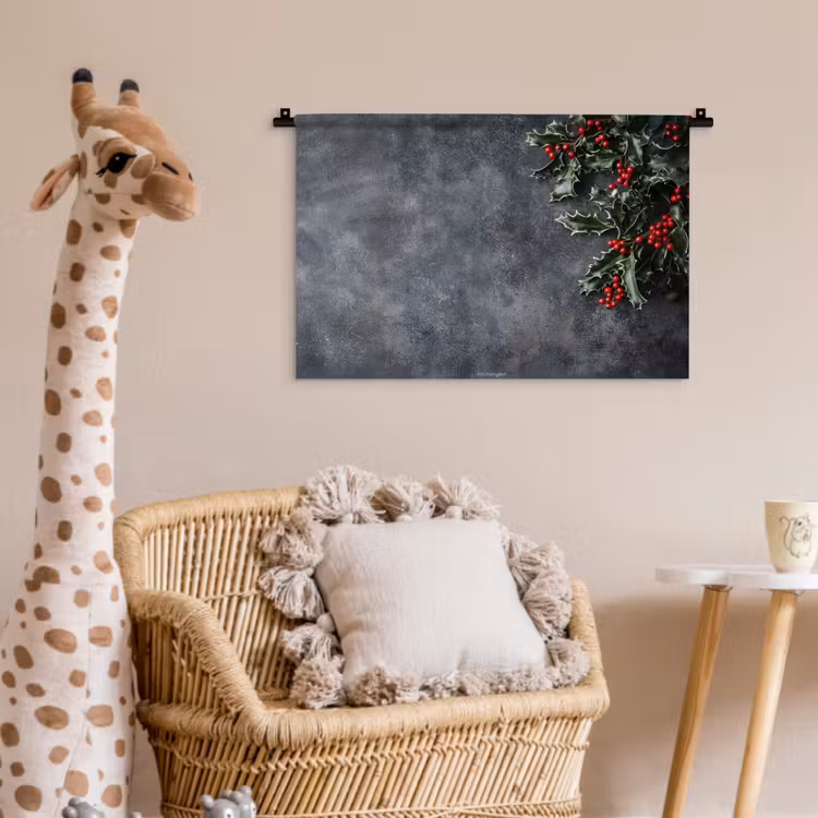 Wandkleed - Winter - Hulst - Kerst - Beton — 5