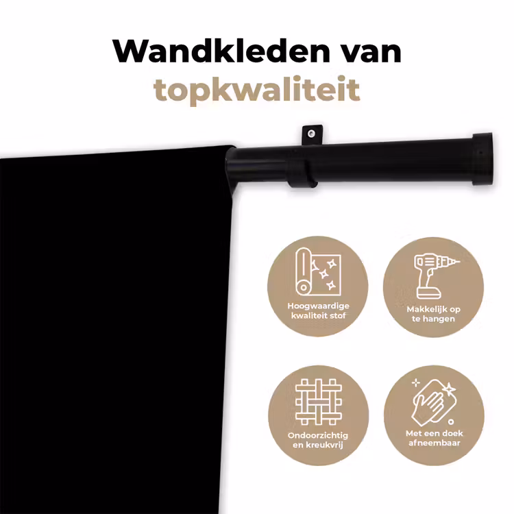 Wandkleed - Xmas - Kerst - Zwart - Vintage - Quotes — 3