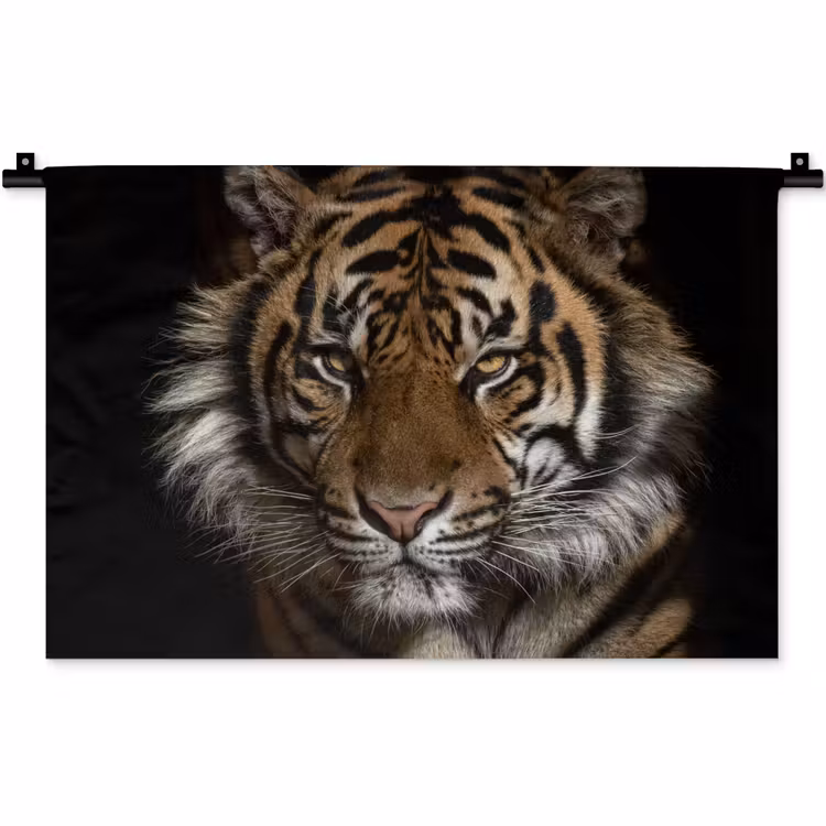 Wandkleed - Tijger - Wilde dieren - Portret — 1