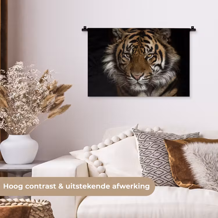 Wandkleed - Tijger - Wilde dieren - Portret — 4