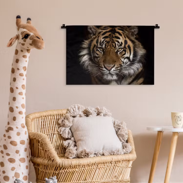 Wandkleed - Tijger - Wilde dieren - Portret — 5