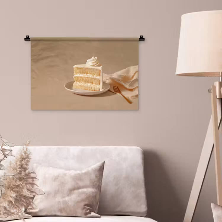 Wandkleed - Vanilletaart - Cake - Romig — 2