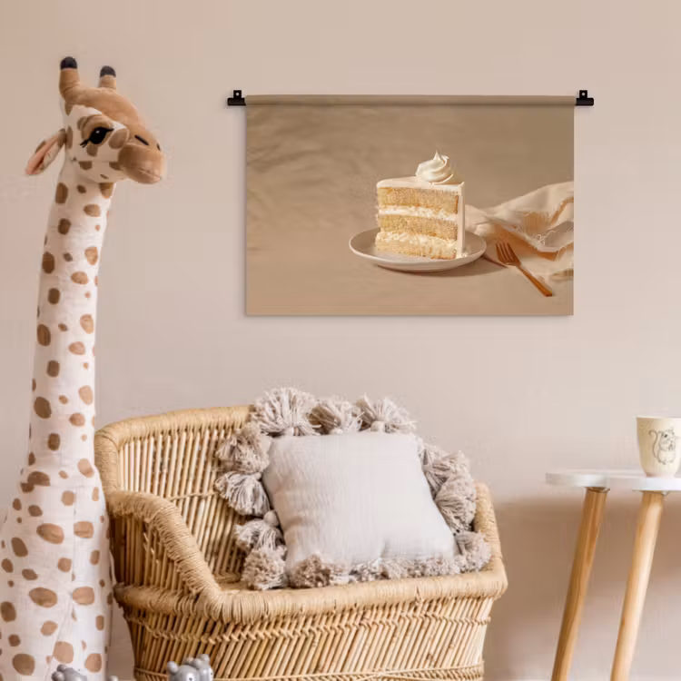 Wandkleed - Vanilletaart - Cake - Romig — 5