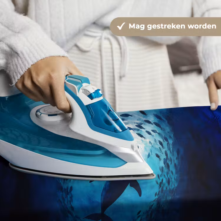 Wandkleed - Walvis - Vissen - Donkerblauw — 6