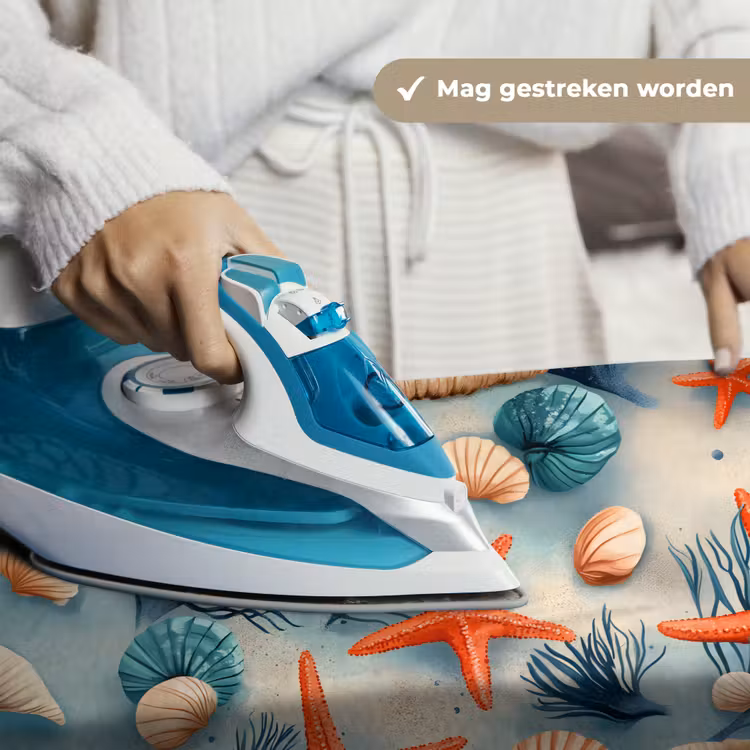 Wandkleed - Zeesterren - Schelpen - Illustratie - Zand — 6