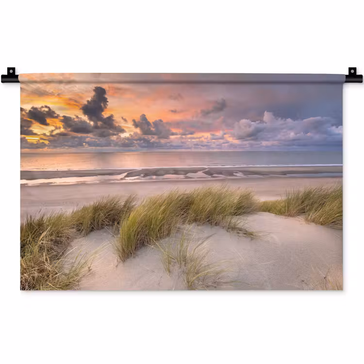 Wandkleed - Zonsondergang - Duin - Strand - Planten - Zee — 1