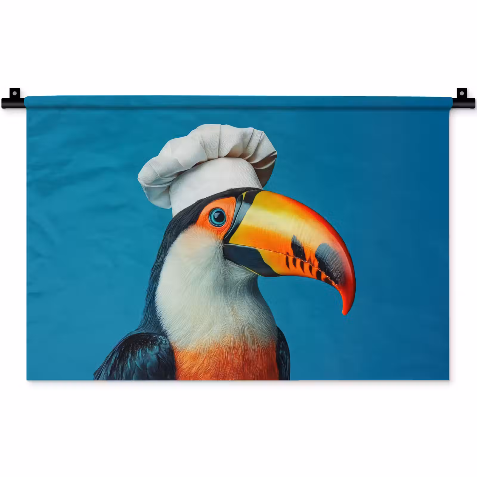 Wandkleed - Toekan - Papegaai - Vogel - Koksmuts — 1