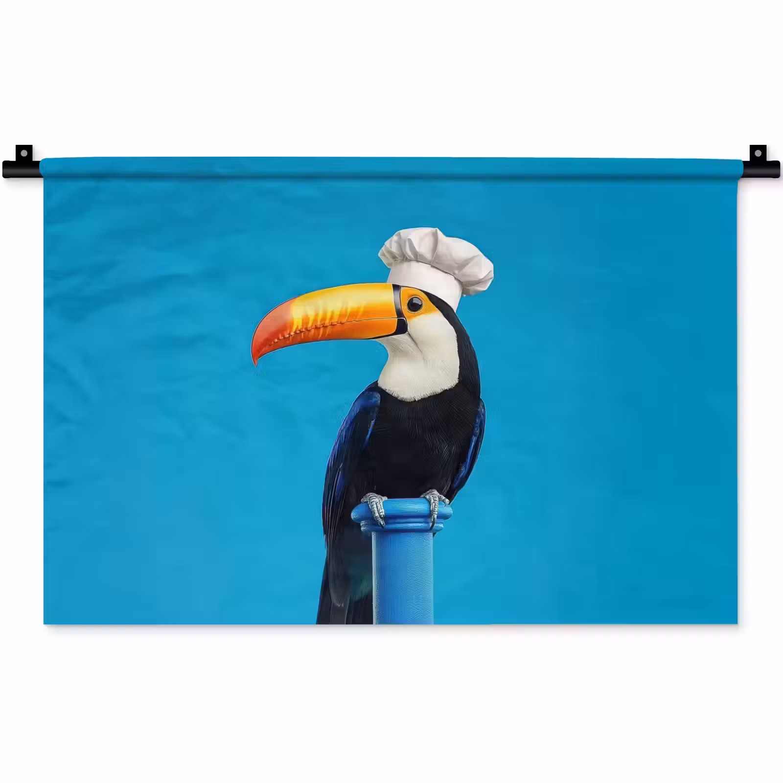 Wandkleed - Tucan - Sokkel - Vogel - Koksmuts — 1