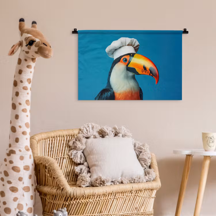Wandkleed - Toekan - Papegaai - Vogel - Koksmuts — 5