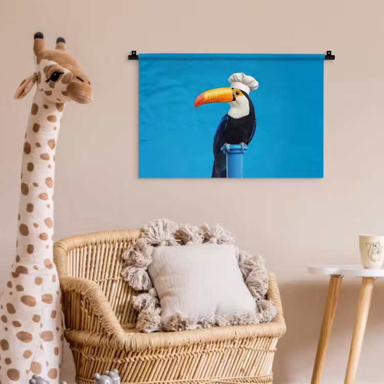 Wandkleed - Tucan - Sokkel - Vogel - Koksmuts — 5