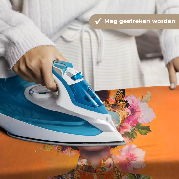 Wandkleed - Vlinders - Vrouw - Zonnebril - Kleurrijk — 6